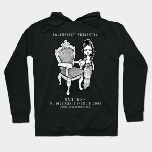 Saoirse white text (Unseelie Court) Hoodie